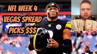 NFL WEEK 4 PICKS AGAINST THE SPREAD  BEST BETS