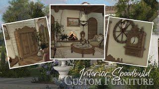  CUSTOM Cottagecore Furniture + Layout   Bloxburg Hungarian Cottage Interior ️