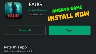 FAUG GAME LAUNCH ON GOOGLE PLAYSTORE