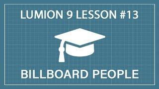 How to Create Billboard People Lumion 9 - 3D Render Tutorial