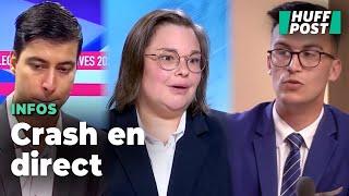 Avant le second tour le crash de ces candidats RN en plein débat