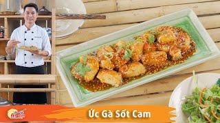 Cách làm Ức Gà Sốt Cam chua ngọt đậm vị