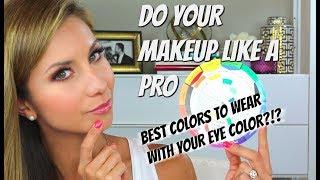 COLOR THEORY + MAKEUP  How to choose the BEST Colors for your Eyes using the Color Wheel