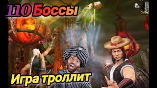 Игра Душит и троллит как хочет 110 Боссы Башня Старшего Ветра хоть с синькой повезло MK Mobile