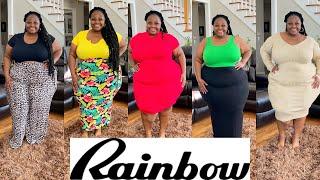 Rainbow Shops Try-On Haul   Plus Size 3X-4X22-24  Spring Looks 2024