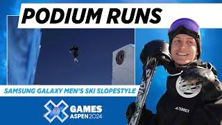 Samsung Galaxy Men’s Ski Slopestyle Top 3 Runs  X Games Aspen 2024