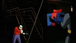 The Joker gives Batman a present - Christmas with The Joker BatmanTAS