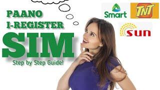 PAANO MAG REGISTER NG SIM CARD SMART SUN & TNT MYRA MICA