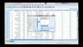 Change the coding of a variable using Recode into same variable in SPSS