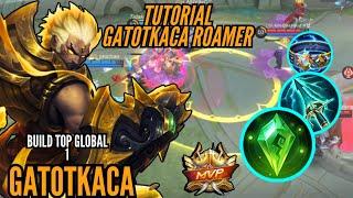 Gatotkaca Semi Tank Magic Tutorial Gatotkaca Roam Gameplay - Mobile Legends Bang Bang