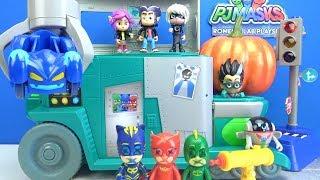 Romeo Laboratuvarında Pijamaskeliler Araçlarını Tuzağa düşürüyor Pjmasks oyuncak Romeo’s Lab Playset