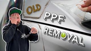 Nasty old Paint Protection Film on your car? Heres a safe way to remove it