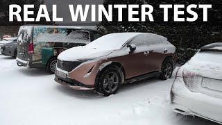 Nissan Ariya 87 kWh FWD Geilo test part 2