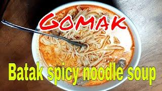 Batak spicy noodle soup Mie Gomak