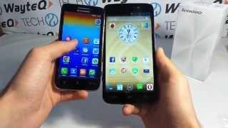 Lenovo S650 Vibe vs Prestigio MultiPhone 7600 DUO összehasonlító videó  Tech2.hu