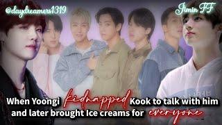 #23 When Yoongi kidnapped Kook to talk with him and later brought Ice creams  @daydreamers1319