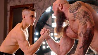 16 Years old Boy Destroying 130 kg Muscle Monster in Armwrestling  World Strongest Kid