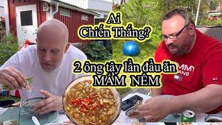 568  Mít lần đầu ăn gỏi cuốn chấm mắm nêm dọn nguyên kho rượu lên mời bạn đến chơi Anh Thu family