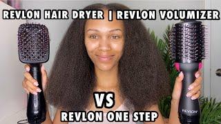 Revlon One Step Volumizer VS One Step Hair Dryer On Natural Hair  Which One Is Better?