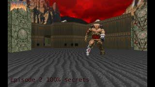 Doom 1993 Episode 2 The Shores Of Hell  Ultra-Violence 100% secrets playthrough