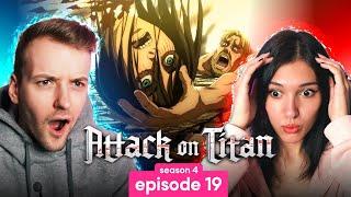 Attack on Titan  Season 4 Episode 19 REACTION