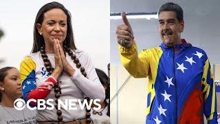 Maduro declared Venezuela election winner Machados opposition party rejects results