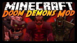 Minecraft Mod Review DOOM DEMONS MOBS