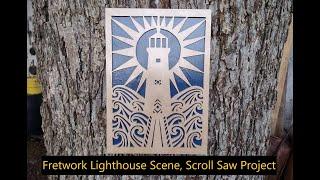 Fretwork Lighthouse Scene Scroll Saw Project