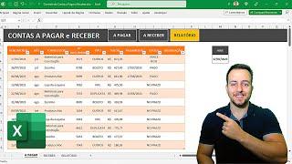 Como fazer Planilha de Controle de Contas a Pagar e Receber  Baixar Grátis  com Dashboard
