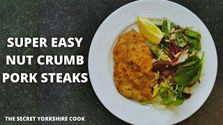 Nut Crumb Pork  Breaded Pork Steaks  The Secret Yorkshire Cook