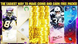 THE EASIEST WAY TO MAKE COINS IN MADDEN 21 AND GET FREE PACKS  MADDEN 21 ULTIMATE TEAM