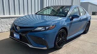 2024 Toyota Camry XSE Cavalry Blue With Ash Interior