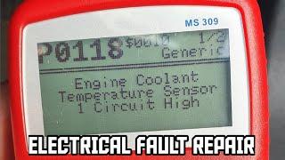 P0118 ENGINE COOLANT TEMP CIRCUIT HIGH REPAIR*EASY