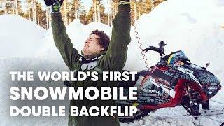 How Daniel Bodin Stomped the Worlds First Snowmobile Double Backflip