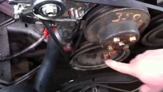 How To Install a Power Steering Belt TALK Through - Chevrolet Truck C10