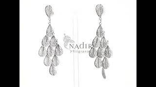 Articulated Drops Earrings 925 Sterling Silver