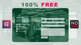 Contact form 7 Elementor  100% Free With Elementor  Elementor WordPress tutorial