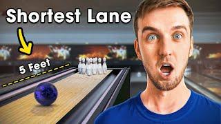 I Created the SHORTEST Bowling Lane Ever