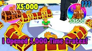 I Openned 5000 New Time Crates In Toilet Tower Defense