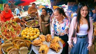 Cambodian Street Food - Walking tour @ Countryside Market Delicious Plenty of Khmer foods