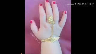 Gold bracelets for cute baby girls