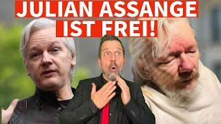 JULIAN ASSANGE IST FREI