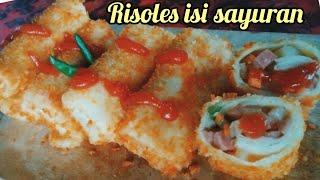 sarapan pagi bikin risoles isi sayuran