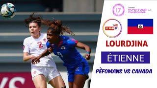 Lourdjina  Étienne vs canada  eliminatwa koup dimond U17 2024  FHD