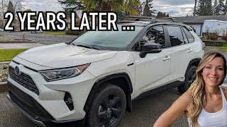 Two Year Review  Do I still LOVE my RAV4?  2020 RAV4 XSE Hybrid Review  Best Compact SUV