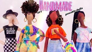 Let’s Make Dolls Fully Posable Fabric Dolls with Wire Frame