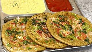 कच्चे चावल और मूँग दाल का नाश्ता  chawal Moong Dal Chilla  Kachhe Chawal Ka Nashta  Quick Chutney