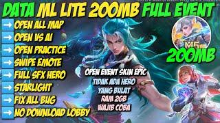 Data ML Lite 200MB Full Event Patch Suyou Terbaru  Mobile Legends Bang Bang