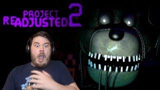 NEW ANIMATRONICS WITH SCARY JUMPSCARES  FNAF Project Readjusted 2 Nights 1 - 2