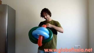 BALON DE VOLEIBOL 350 - FIGURA  DIFICIL - CURSO  GLOBOFLEXIA GLOBOS BALLOON